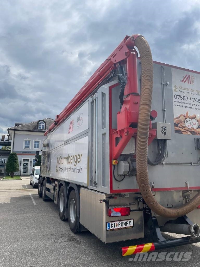 MAN Hackschnitzelpump LKW TGS 35.510 8x4 BL CH Slamsugningsbil