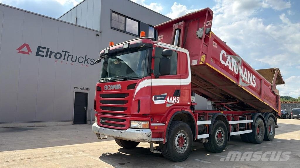 Scania G 400 (GRANDES EJES / BELGIAN TRUCK / COCHE BELGA شاحنات قلابة