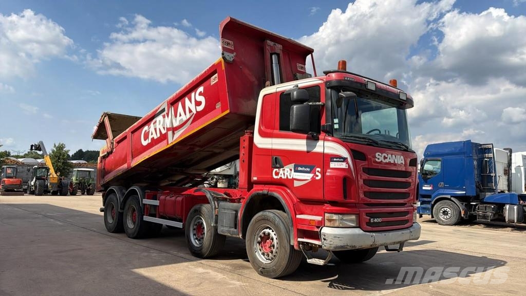 Scania G 400 (GRANDES EJES / BELGIAN TRUCK / COCHE BELGA شاحنات قلابة