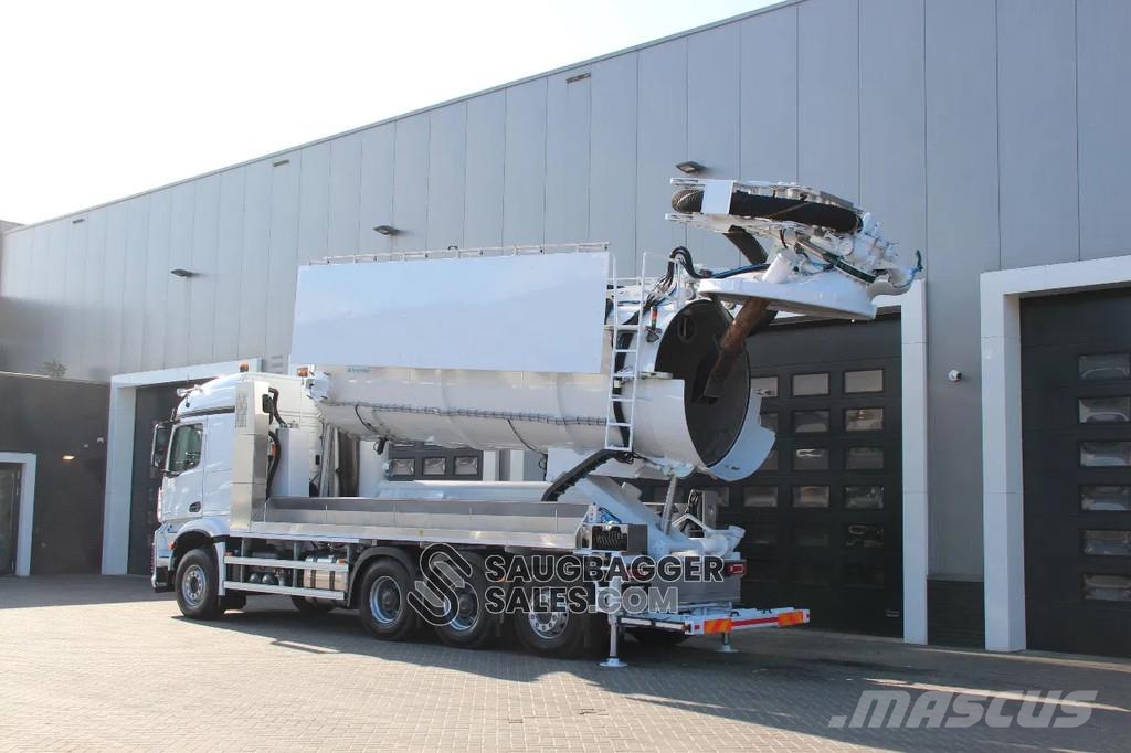 Mercedes-Benz Arocs 3753 Amphitec Vortex 11000 콤비/진공 트럭
