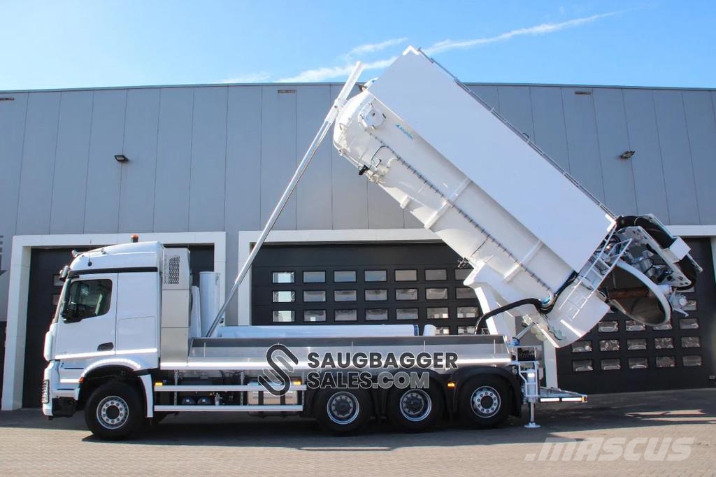 Mercedes-Benz Arocs 3753 Amphitec Vortex 11000 콤비/진공 트럭
