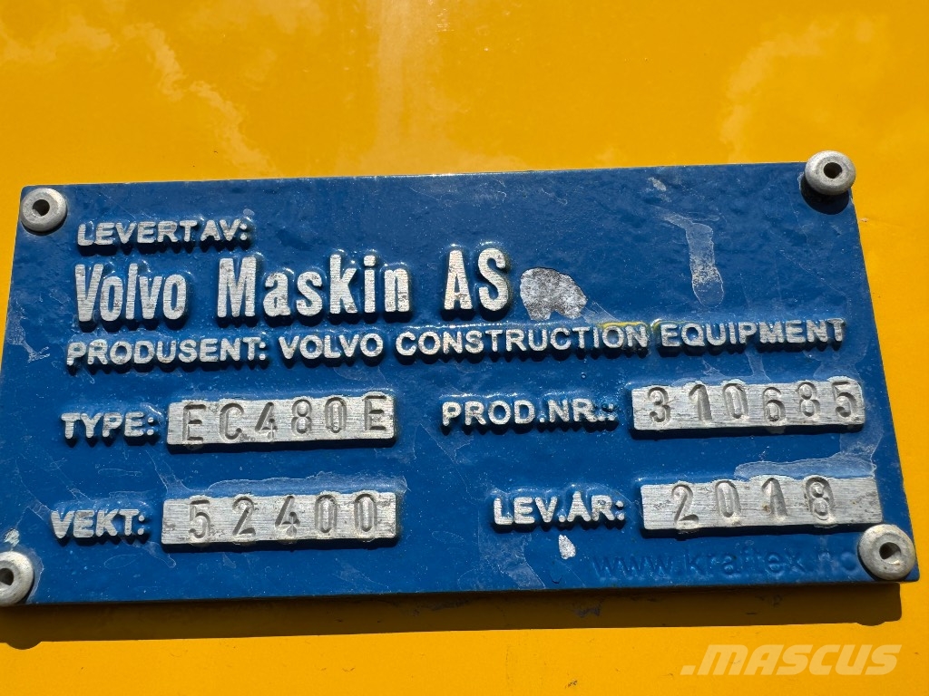 Volvo EC 480 E L Roomikekskavaatorid