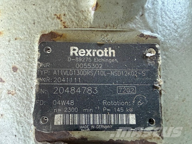 Rexroth A11VL0130 USED HYDRAULIC PUMP Hidráulicos
