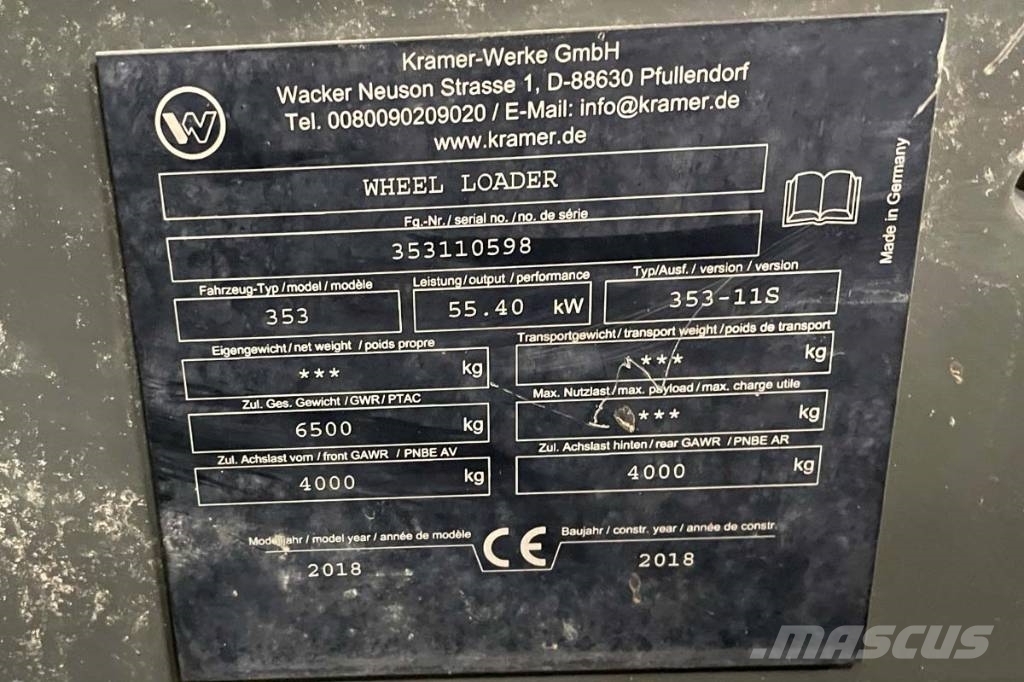 Kramer 5085 Rataslaadurid