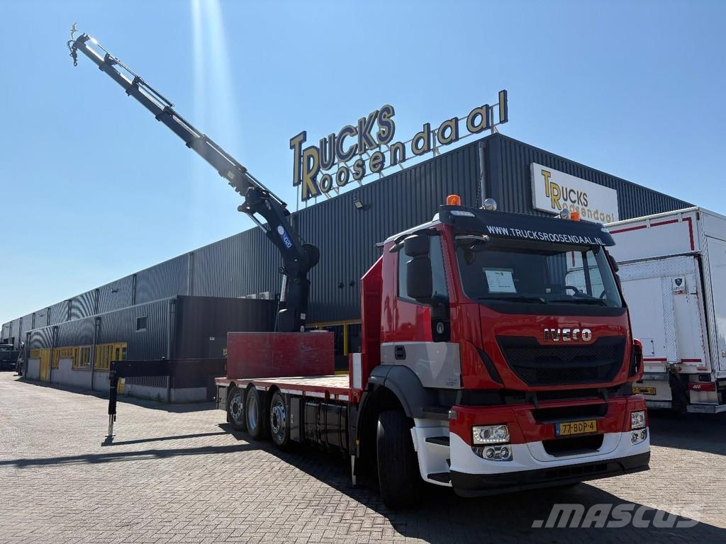 Iveco Stralis 360 + HMF 4020 K5 + EURO 6 + JIB PREPARED Mobiilinosturit