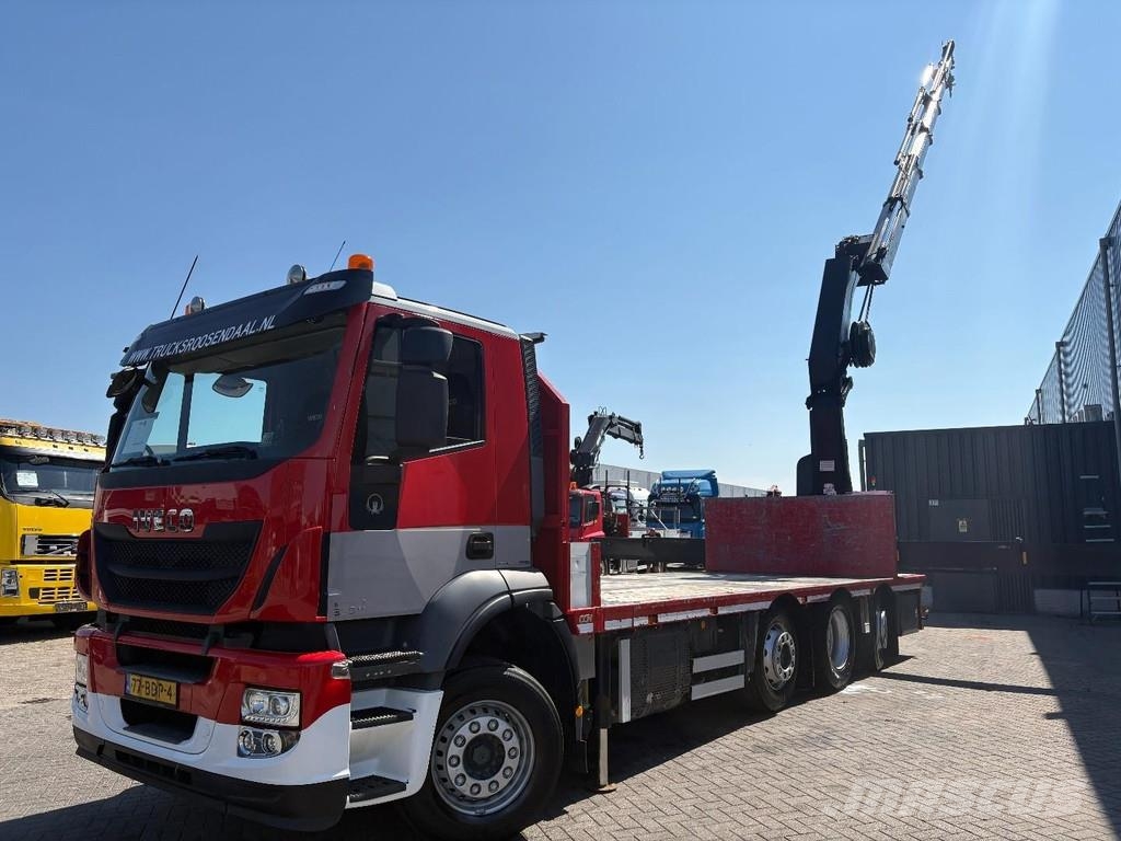 Iveco Stralis 360 + HMF 4020 K5 + EURO 6 + JIB PREPARED Mobiilinosturit