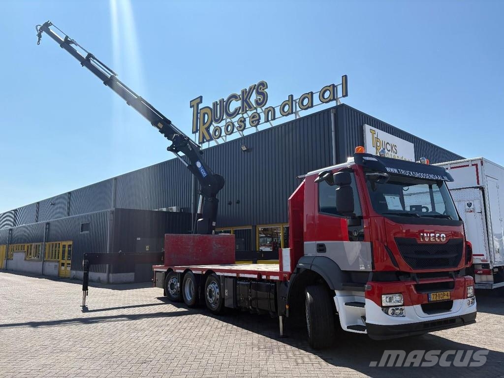 Iveco Stralis 360 + HMF 4020 K5 + EURO 6 + JIB PREPARED Grúas todo terreno