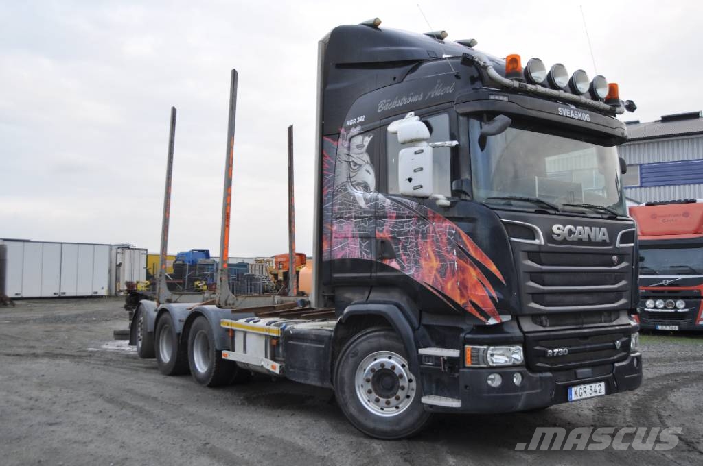 Scania R730 LB8X4 4HNB Kamioni za drva Šticari