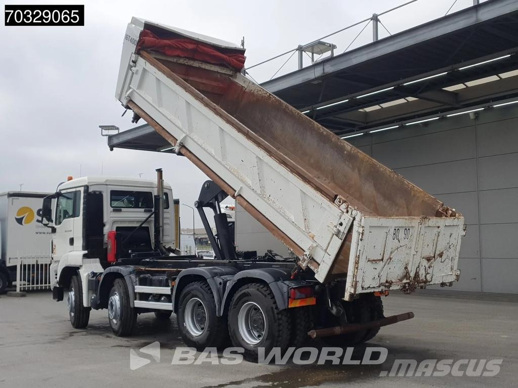 MAN TGS 35.400 8X4 13m3 2-way tipper Steelsuspension B Kipper