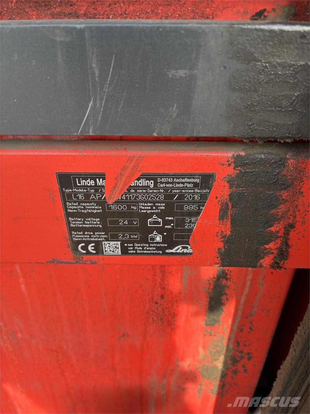Linde L16AP Samopogonski ročni viličarji