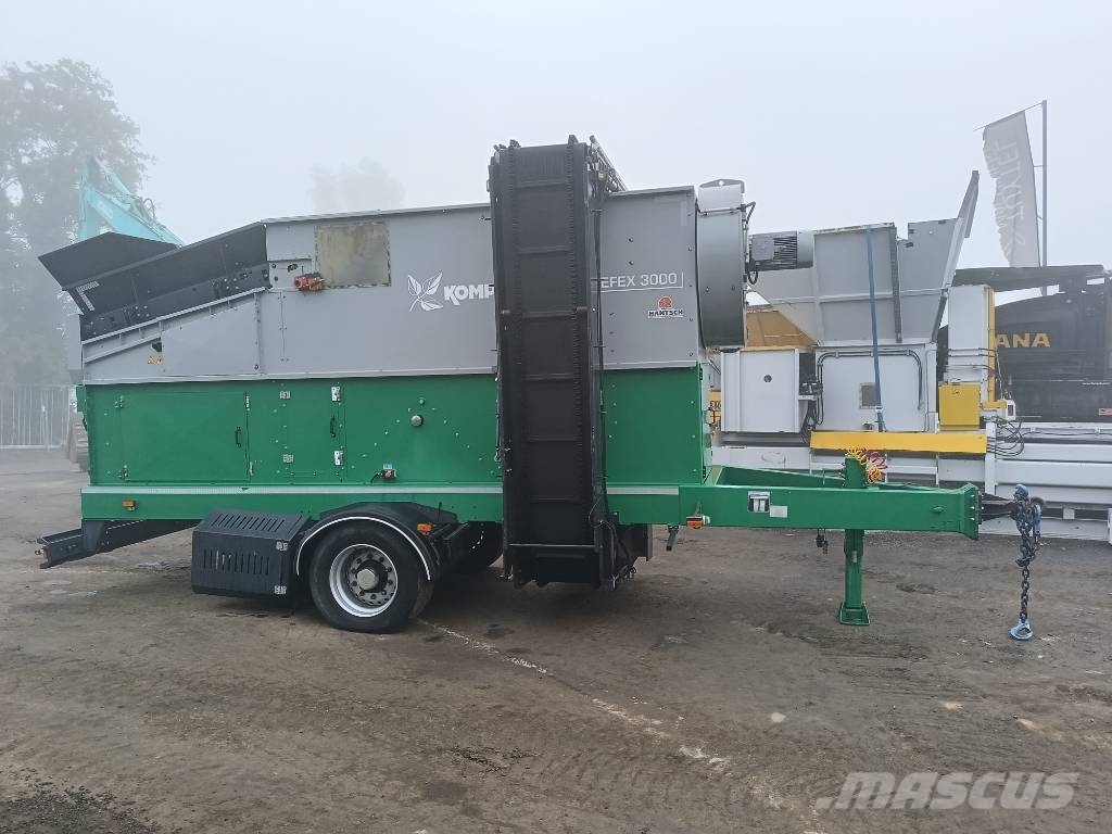 Komptech Stonefex 3000 hybrid screener blow wind wood stone Sortieranlage / Abfallsortieranlage