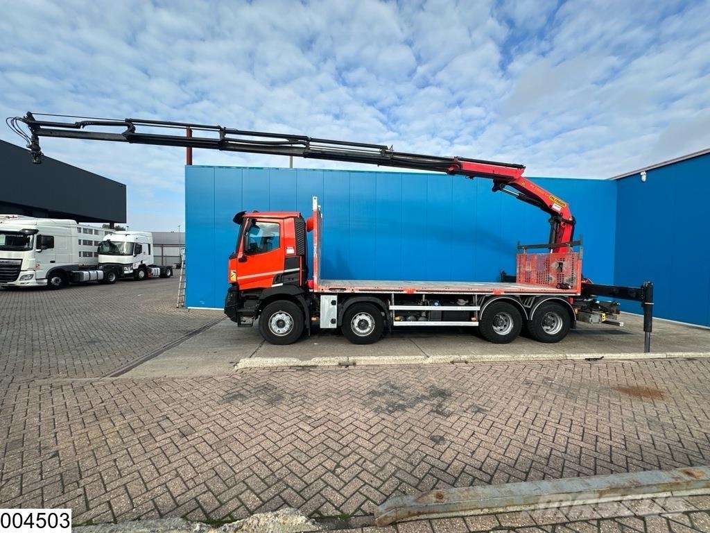Renault C 430 8x4, EURO 6, Palfinger, Retarder Platformas/izkraušana no sāniem