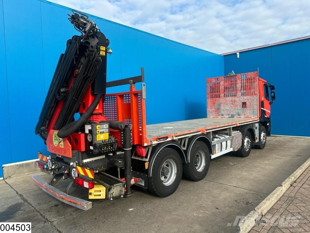 Renault C 430 8x4, EURO 6, Palfinger, Retarder Platformas/izkraušana no sāniem