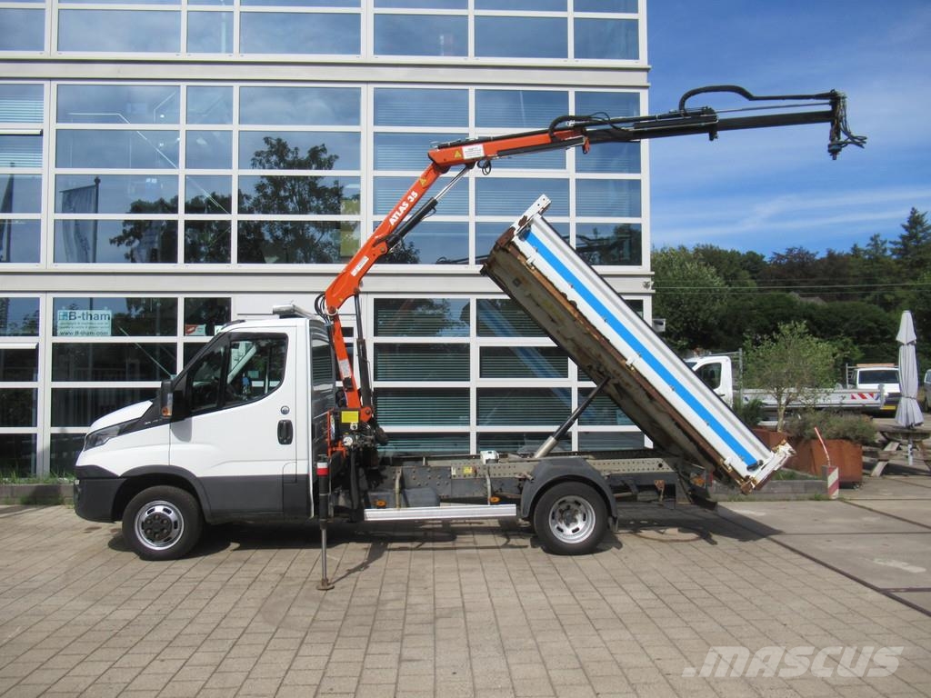 Iveco Daily 35C15 3.0 Kipper - Tipper + ATLAS Kraan Kran Tipper vans