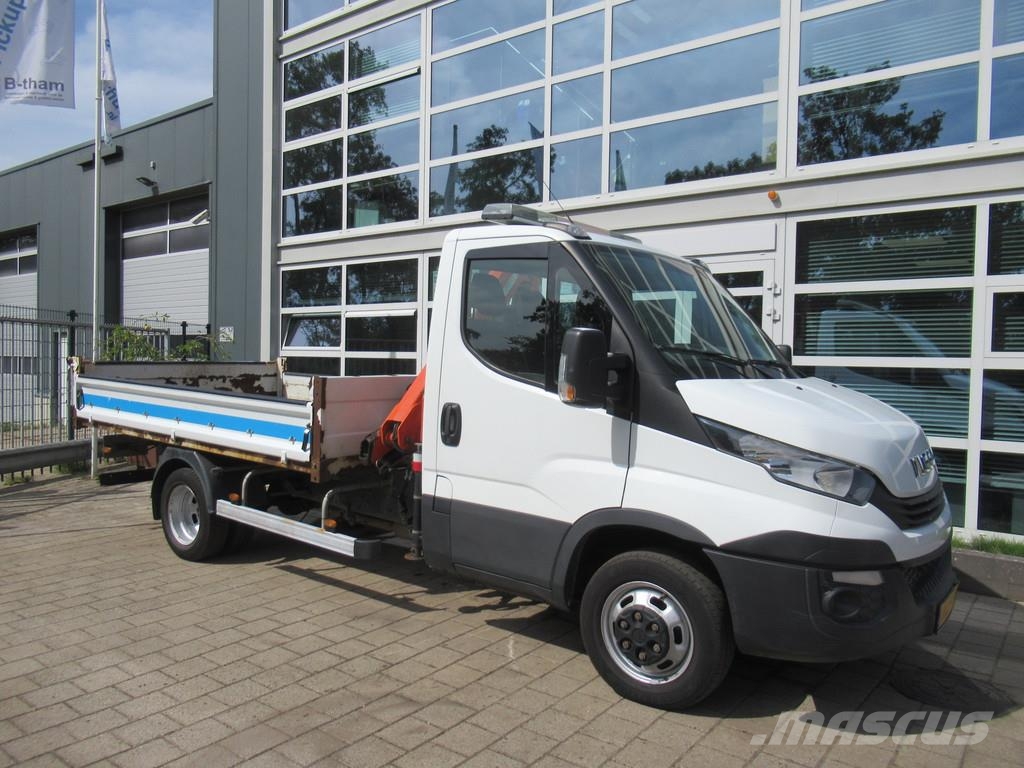 Iveco Daily 35C15 3.0 Kipper - Tipper + ATLAS Kraan Kran Tipper vans