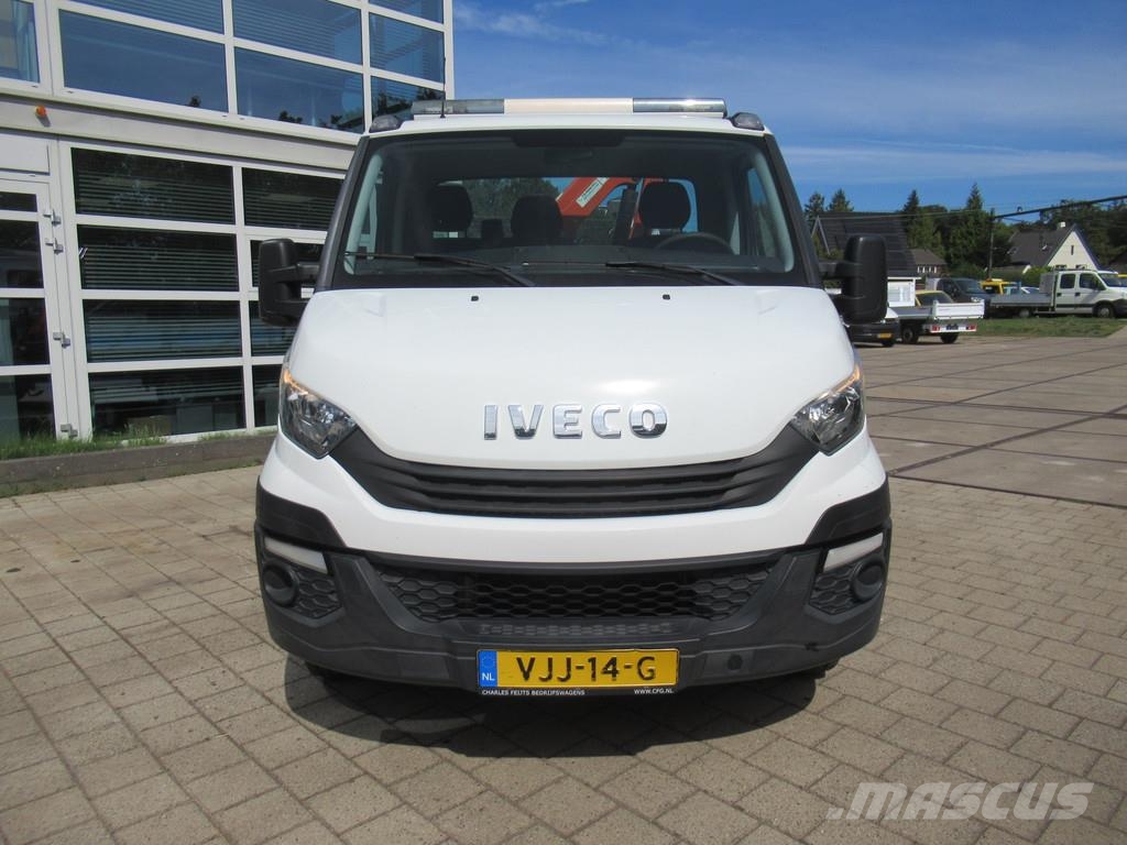 Iveco Daily 35C15 3.0 Kipper - Tipper + ATLAS Kraan Kran Tipper vans