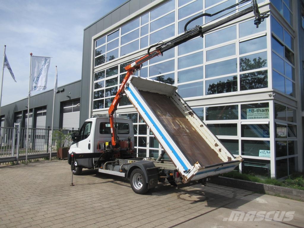 Iveco Daily 35C15 3.0 Kipper - Tipper + ATLAS Kraan Kran Tipper vans