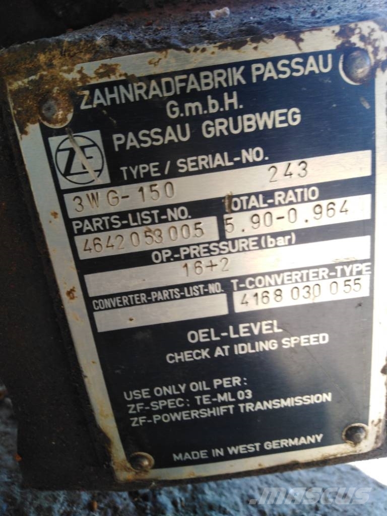 ZF 3WG-150 only box Przekładnie i skrzynie biegów