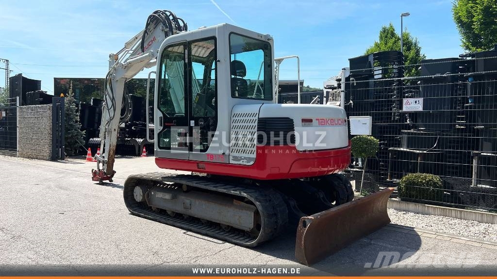 Takeuchi Minibagger TB 175, SW MS08, hydr. Verstellausleger Mini ekskavatörler, 7 tona dek