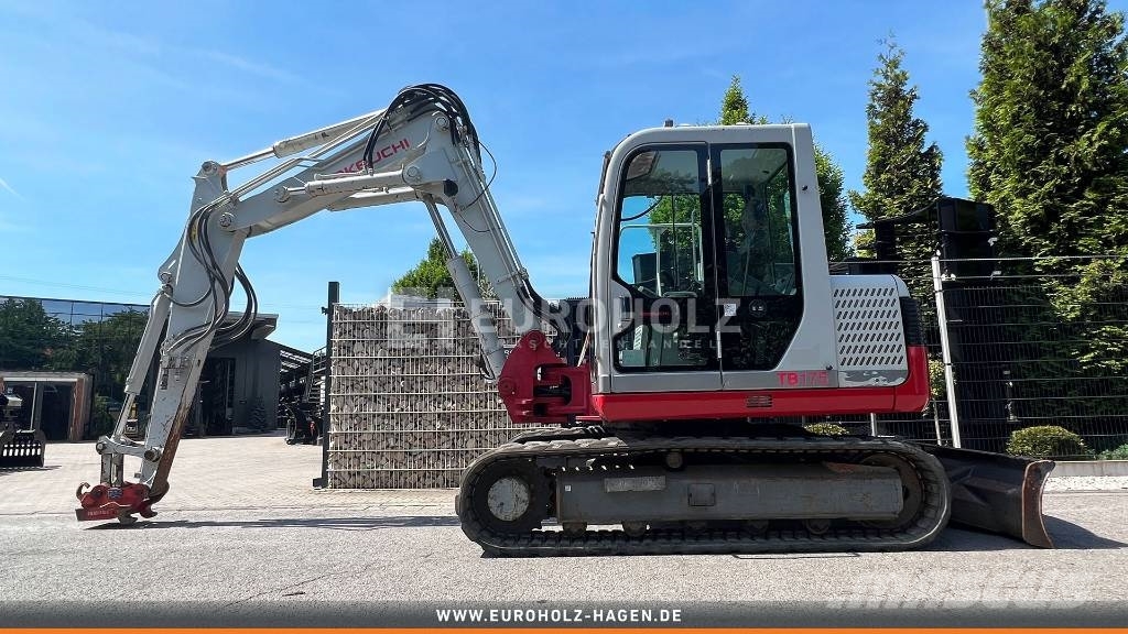 Takeuchi Minibagger TB 175, SW MS08, hydr. Verstellausleger Mini ekskavatörler, 7 tona dek