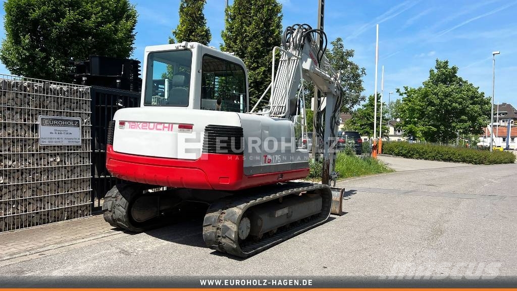 Takeuchi Minibagger TB 175, SW MS08, hydr. Verstellausleger Mini ekskavatörler, 7 tona dek