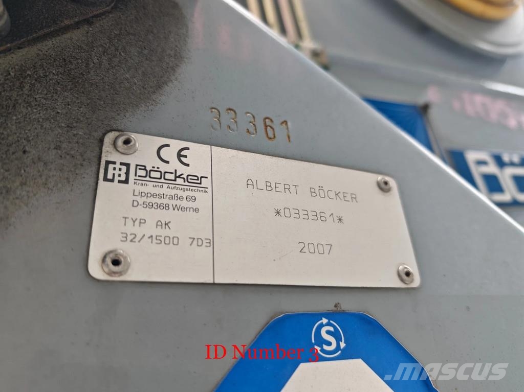 Mercedes-Benz Atego 816 4x2 Böcker AK 32/1500 Kranen voor alle terreinen