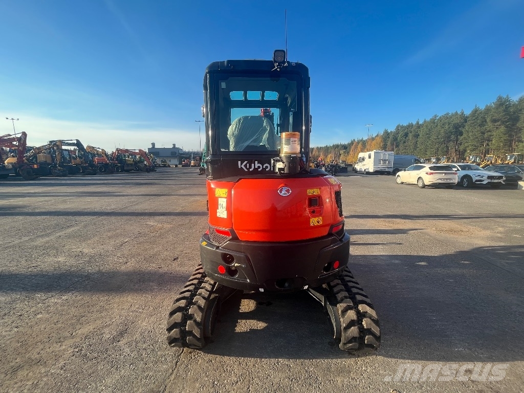 Kubota U 36-4 / Engcon, 3 kauhaa, Rasvari Miniexcavadoras