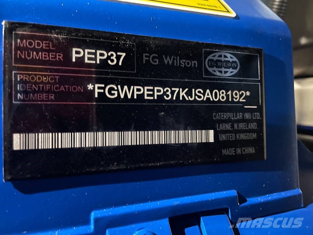 FG Wilson P33-3 - 33 kVA Genset - 125L Tank - DPX-16003-66 Naftové generátory