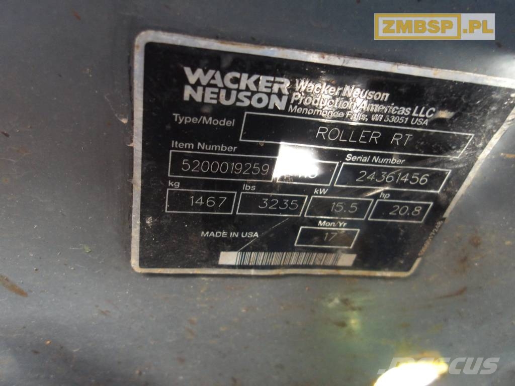 Wacker Neuson RTSC 3 Cilindros Compactadores tandem