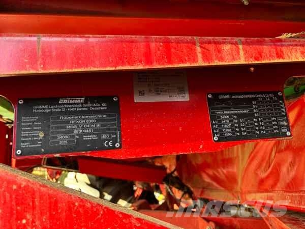 Grimme REXOR 6300 oppels Agriculture - Autres
