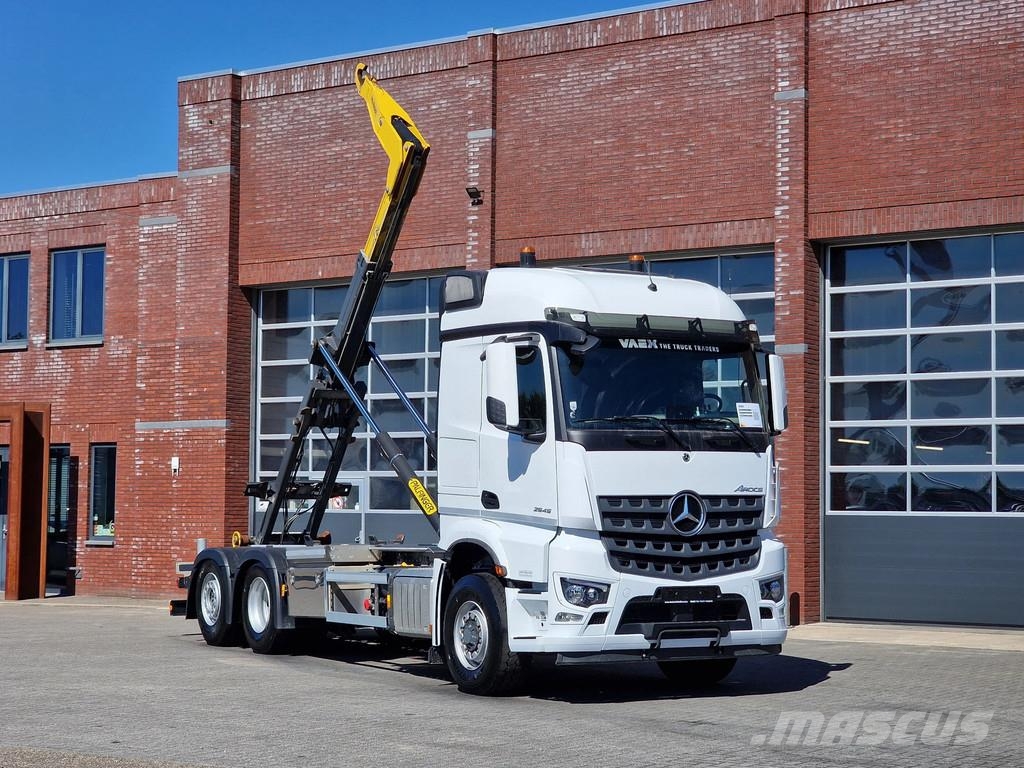 Mercedes-Benz Arocs 2645 6x2*4 with Hydrodrive - Palfinger T18A Rol kiper kamioni sa kukom za podizanje tereta