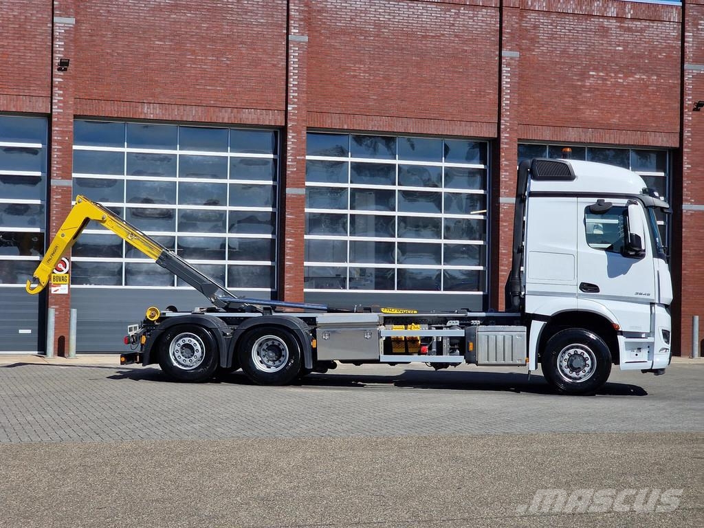 Mercedes-Benz Arocs 2645 6x2*4 with Hydrodrive - Palfinger T18A Rol kiper kamioni sa kukom za podizanje tereta