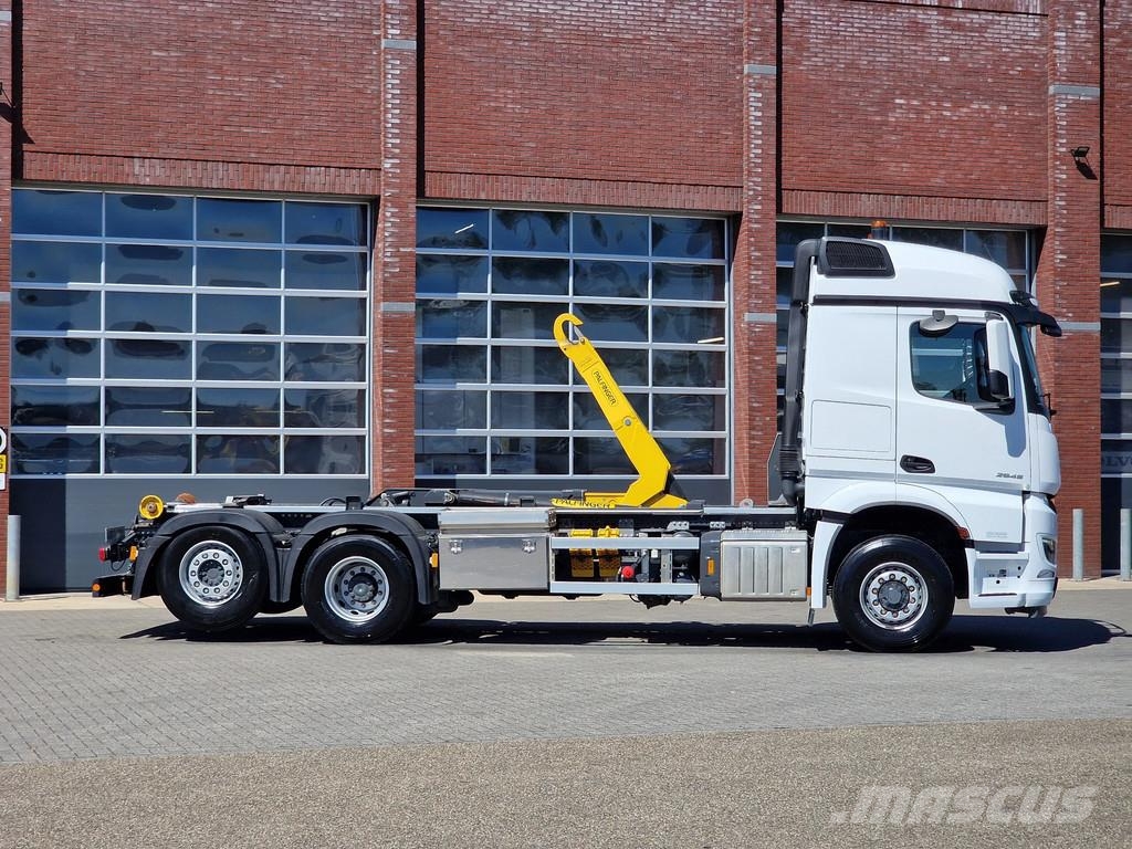 Mercedes-Benz Arocs 2645 6x2*4 with Hydrodrive - Palfinger T18A Rol kiper kamioni sa kukom za podizanje tereta
