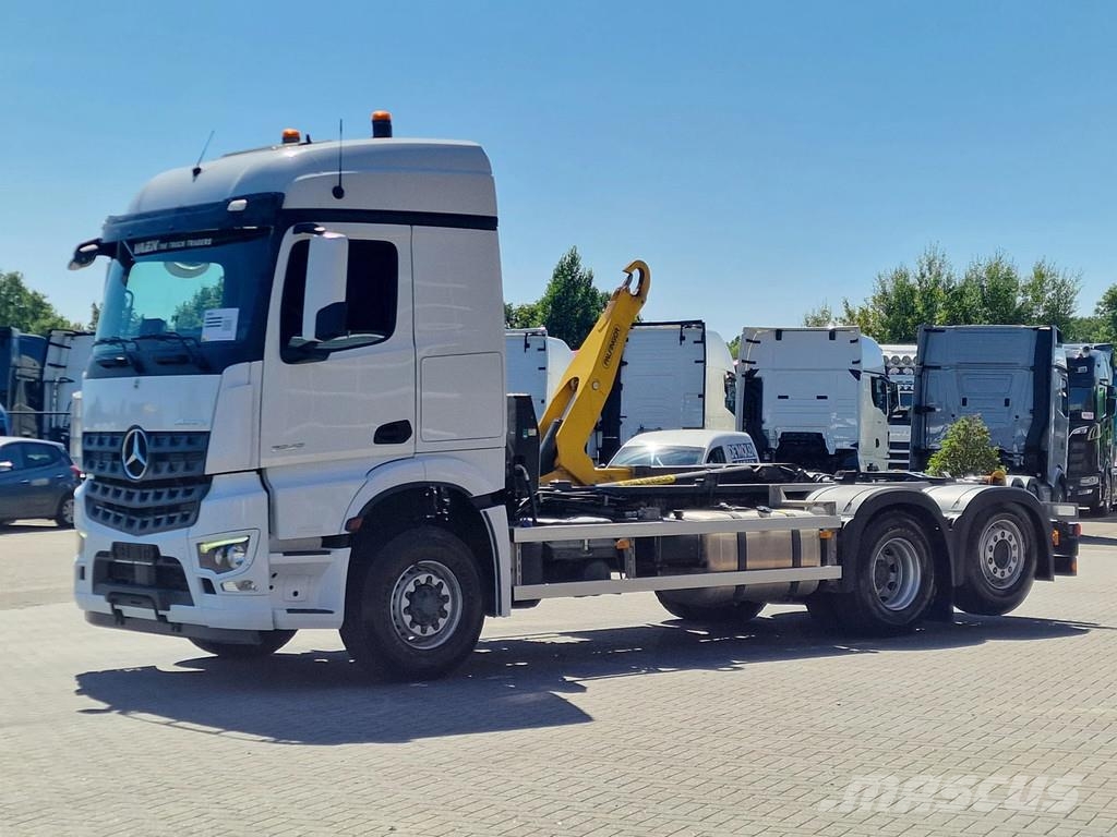 Mercedes-Benz Arocs 2645 6x2*4 with Hydrodrive - Palfinger T18A Rol kiper kamioni sa kukom za podizanje tereta