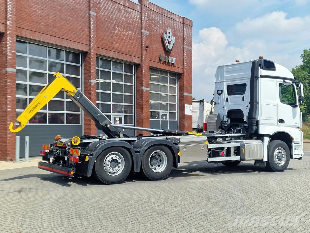 Mercedes-Benz Arocs 2645 6x2*4 with Hydrodrive - Palfinger T18A Rol kiper kamioni sa kukom za podizanje tereta