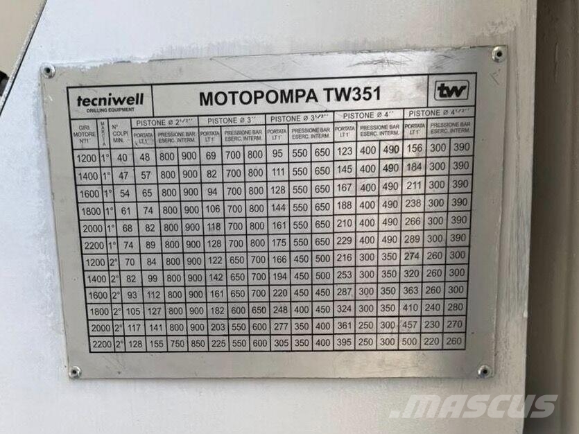  TECNIWELL TW 351 مضخات المياه