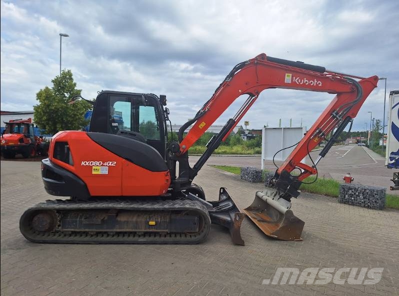 Kubota KX 080-4 حفارات وسط 7 طن - 12 طن