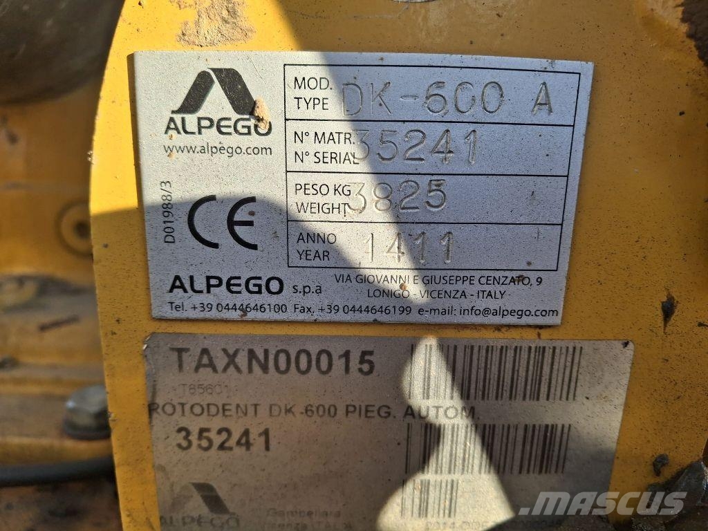 Alpego DK 600 Power harrows and rototillers
