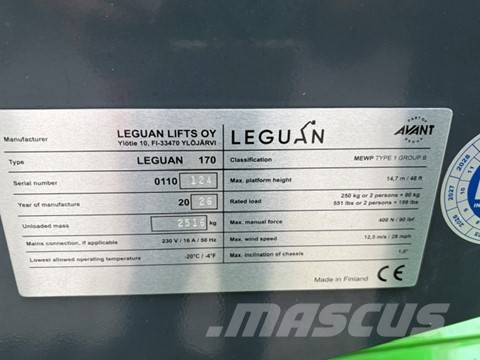 Leguan 170 Saksilavat