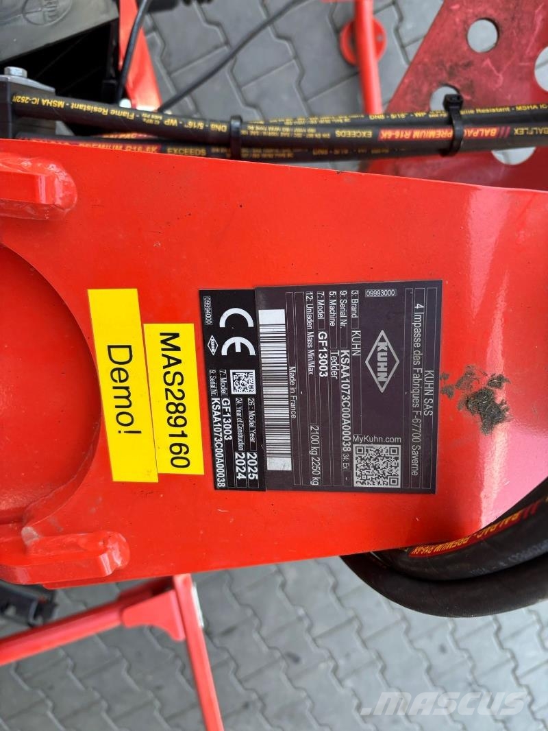 Kuhn GF 13003 DEMO مكابس وميبسات التبن