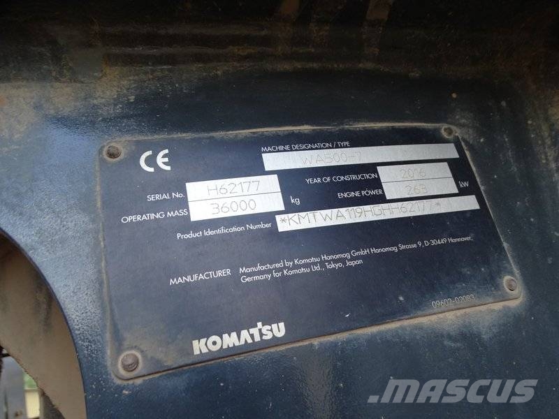 Komatsu WA 500-7 Фронтальные погрузчики