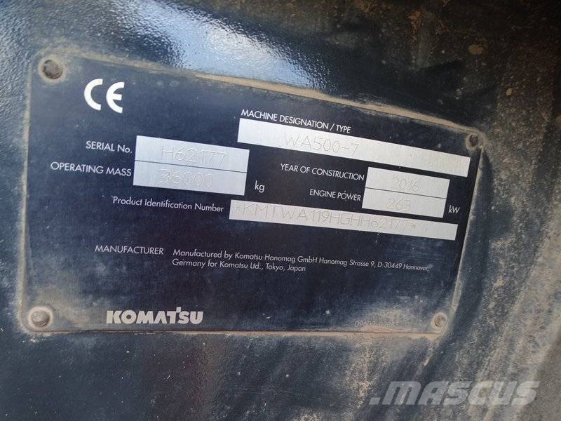 Komatsu WA 500-7 Фронтальные погрузчики
