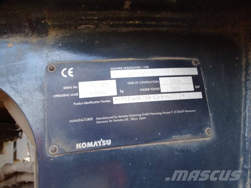 Komatsu WA 500-7 Фронтальные погрузчики