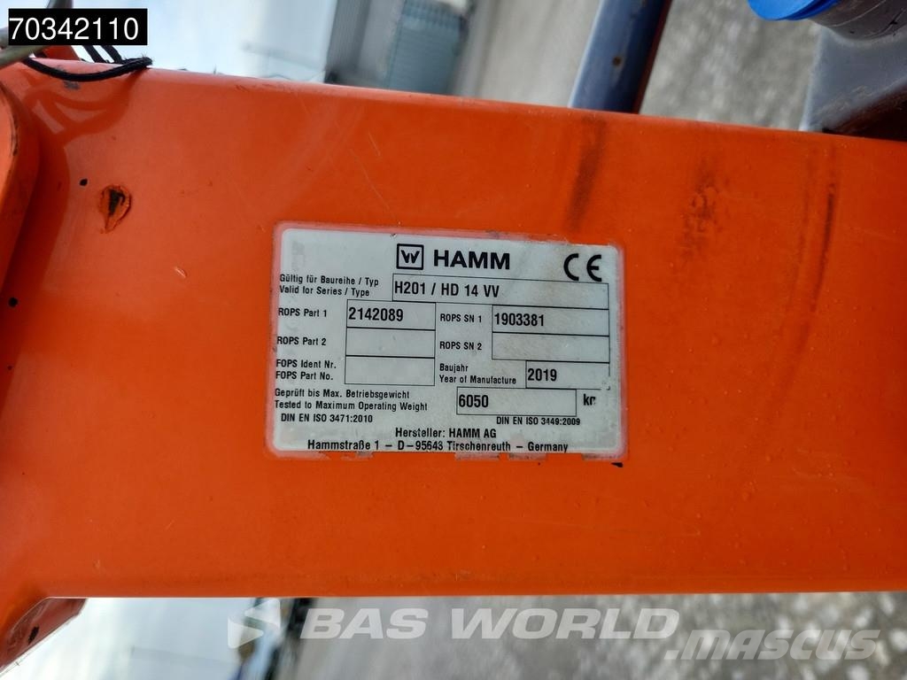 Hamm HD14 VV Dvojni valjarji