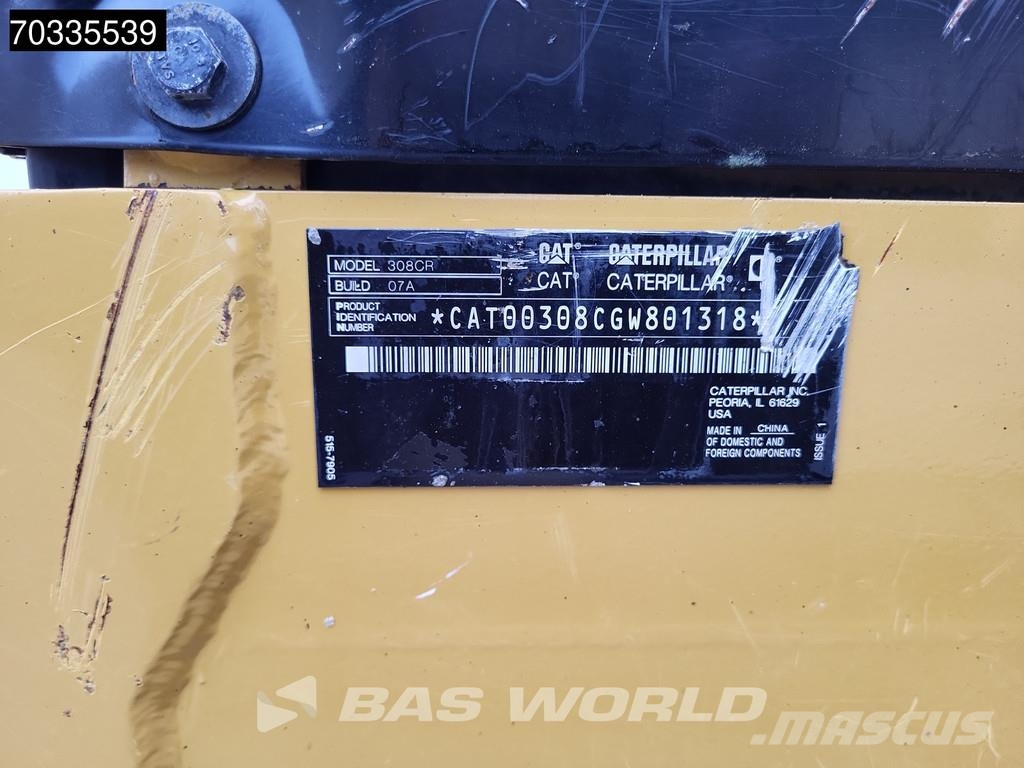 CAT 308 C R Minigraafmachines < 7t