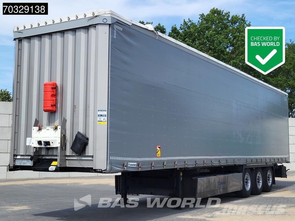Krone SD Palletenkasten Lift Axle Semirremolques con caja de lona