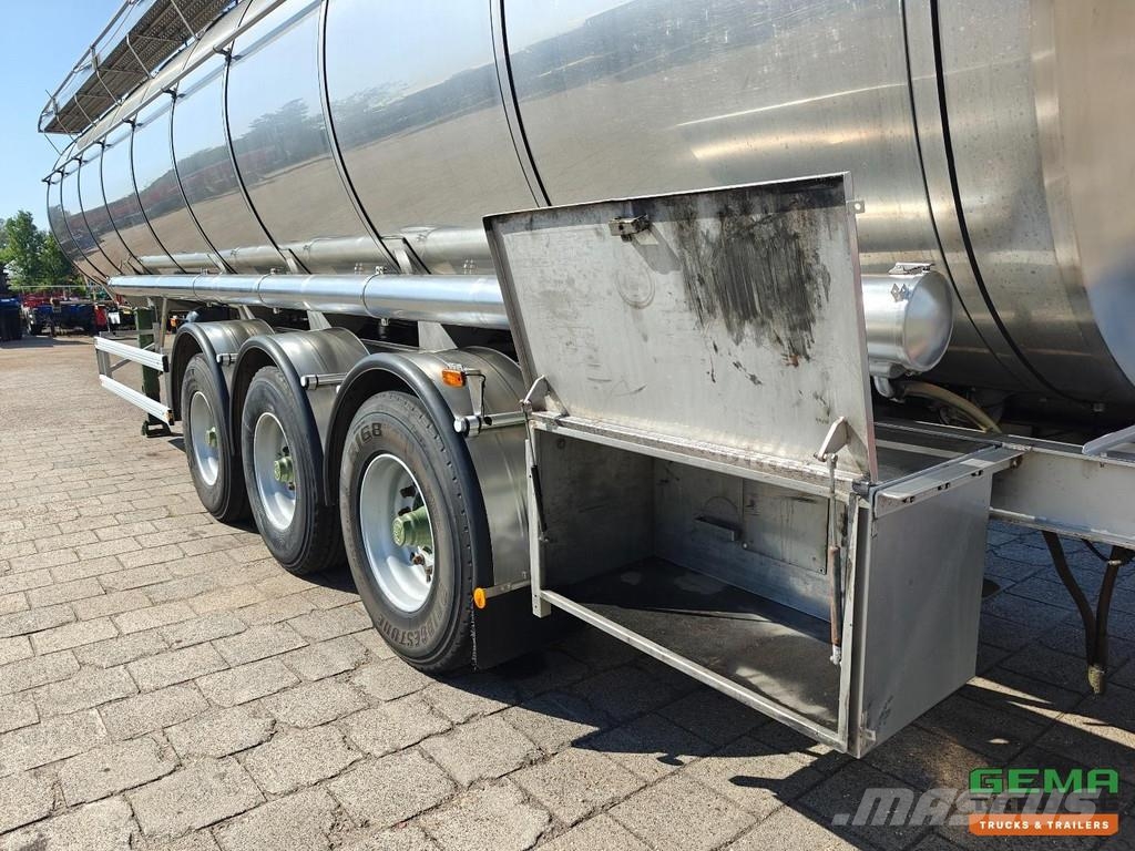 Parcisa C8122 Insulated Stainless Steel Tank 35,50 罐體半拖車