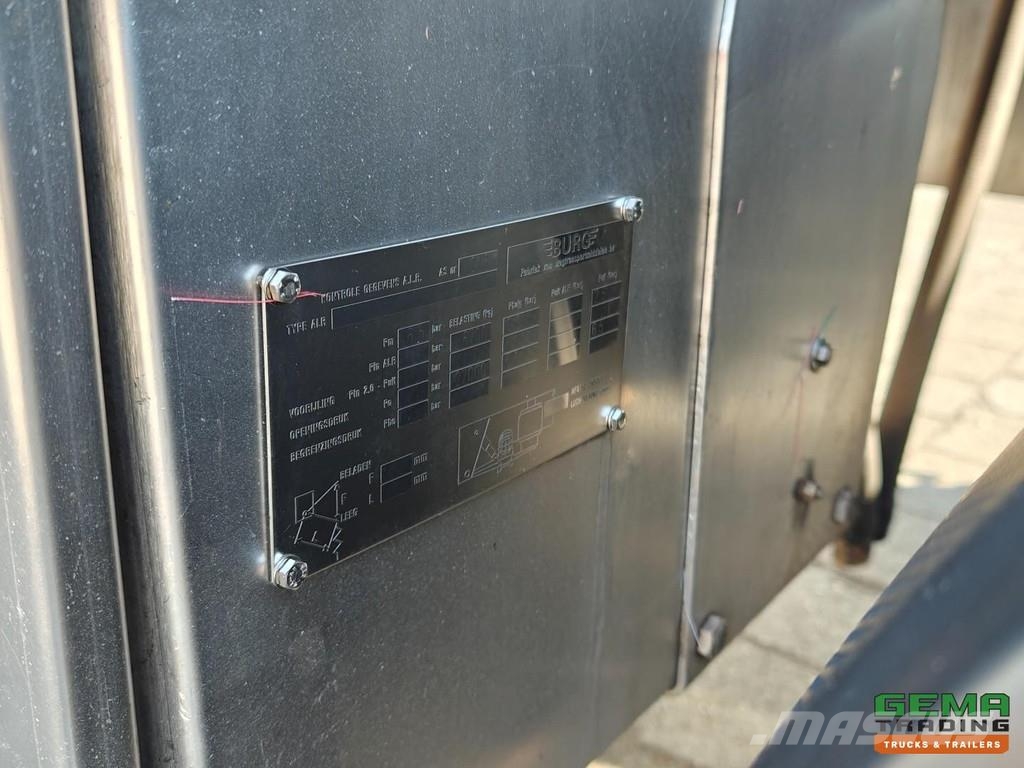 Parcisa C8122 Insulated Stainless Steel Tank 35,50 罐體半拖車