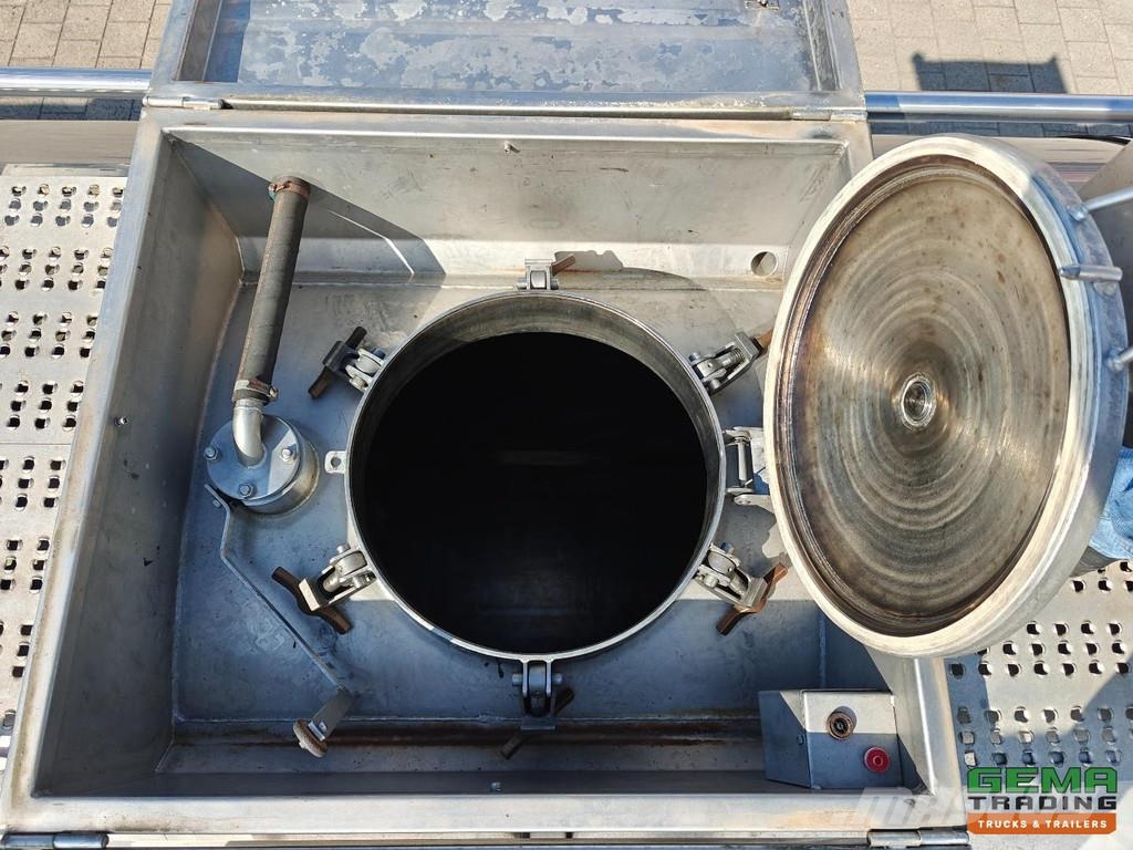 Parcisa C8122 Insulated Stainless Steel Tank 35,50 罐體半拖車