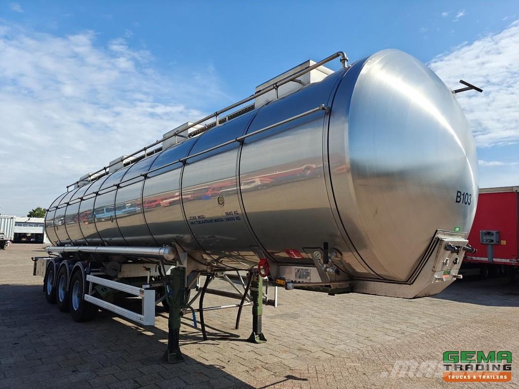 Parcisa C8122 Insulated Stainless Steel Tank 35,50 罐體半拖車